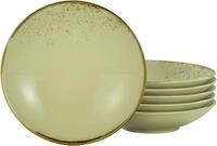CreaTable Suppenteller "Essteller NATURE COLLECTION" Teller Set f&uuml;r 6 Personen, &Oslash;