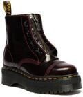 Schn&uuml;rboots DR. MARTENS "Sinclair Gemilltes Nappaleder Plateaustiefel", Damen, Gr.