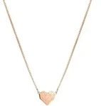 Kette mit Anh&auml;nger LIEBESKIND BERLIN "Herz", rosa (ros&eacute;goldfarben),...