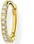 Single-Creole THOMAS SABO "farbige oder wei&szlig;e Steine", gold (gelbgoldfarben, wei&szlig;,