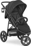 Hauck Dreirad-Kinderwagen "Rapid 3R, black" 22 kg mit schwenk- und...