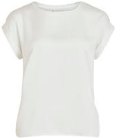 Vila "VIELLETTE S/S SATIN TOP - NOOS" Kunstfaser, regular fit