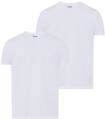 T-Shirt HUGO "HUGO-V", Herren, Gr. 3XL, wei&szlig;100, Single Jersey, Obermaterial: 96%