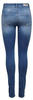 Skinny-fit-Jeans ONLY "ONLBLUSH LIFE" Gr. L, Länge 32, blau (medium blue denim)