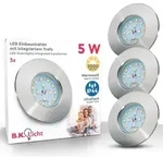 B.K.LICHT LED Einbauleuchte "3er Set Bad Einbaustrahler, IP44 gesch&uuml;tzt, LED