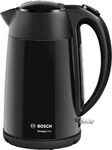 BOSCH Wasserkocher "DesignLine TWK3P423, Ausgie&szlig;en ohne Spritzer, Tassenanzeige" 1,7