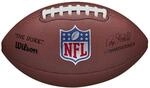 Football WILSON "NFL &ldquo;DUKE&rdquo; REPLICA", braun, B&auml;lle, Synthetik, bedruckt