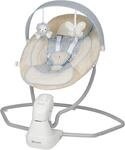 BabyGo Babywippe "Cuddly, beige" bis 9 kg elektrisch, mit Sound