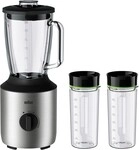 Braun Standmixer "PowerBlend 3 JB 3272 SI - 800W, stufenlos regulierbar, 1,5 L,