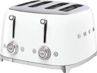Smeg Toaster "TSF03WHEU" 4 kurze Schlitze 3000 W
