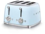 Smeg Toaster "TSF03PBEU" 4 kurze Schlitze 3000 W