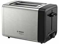 BOSCH Toaster "TAT4P420DE DesignLine ", 2 kurze Schlitze, 820 W schwarz