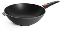 WOLL Wok "MADE IN GERMANY - Diamond Lite" Aluminiumguss abnehmbarer Griff, Induktion