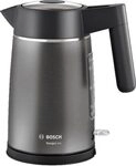 BOSCH Wasserkocher "DesignLine TWK5P475, Ausgie&szlig;en ohne Spritzer, Tassenanzeige" 1,7