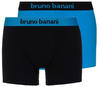 Boxer BRUNO BANANI "Flowing" Gr. XL/7, blau (türkis, schwarz) Herren Unterhosen
