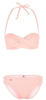 Bügel-Bandeau-Bikini S.OLIVER Gr. 40, Cup A, orange (peach) Damen Bikini-Sets...