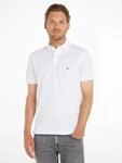 Poloshirt TOMMY HILFIGER "1985 REGULAR POLO", Herren, Gr. M (48/50), wei&szlig;, Piqu&eacute;,