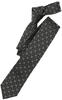 Krawatte VENTI "VENTI gemustert" grau (dunkelgrau) Herren Krawatten Accessoires
