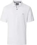 Poloshirt CASAMODA "CASAMODA Polo-Shirt uni", Herren, Gr. 5XL, wei&szlig;, 95% Baumwolle,
