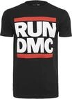 T-Shirt MERCHCODE "Merchcode Herren Run DMC Logo Tee", Herren, Gr. L, schwarz, 100%