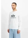 Longsleeve ALPHA INDUSTRIES "Basic Longsleeve BL", Herren, Gr. 3XL, wei&szlig;,