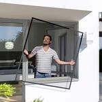 Windhager Insektenschutz-Fensterrahmen "Plus, Fliegengitter Spannrahmen aus Alu...