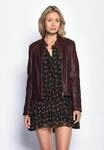 Lederjacke MAZE "Lindsay", Damen, Gr. S, braun (mahagony), Obermaterial: 100%