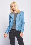 Lederjacke MAZE "Sally", Damen, Gr. XL, blau (light blau), Obermaterial: 100%