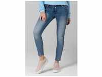 Skinny-fit-Jeans TIMEZONE "Tight AleenaTZ 7/8" Gr. 27, US-Größen, blau Damen...
