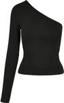 URBAN CLASSICS Langarmshirt "Urban Classics Damen Ladies Asymmetric Longsleeve"...
