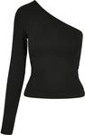 Langarmshirt URBAN CLASSICS "Urban Classics Damen Ladies Asymmetric Longsleeve",
