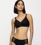Triumph B&uuml;gelloser BH "Doreen + Cotton 01 N" mit zarter Lochstickerei