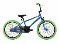 BMX-Rad BIKESTAR Fahrräder Gr. 26 cm, 20 Zoll (50,80 cm), blau (blau, grün) Kinder