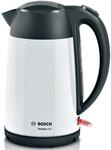 BOSCH Wasserkocher "DesignLine TWK3P421, Ausgie&szlig;en ohne Spritzer, Tassenanzeige" 1,7