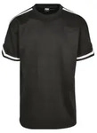 Netzshirt URBAN CLASSICS "Urban Classics Herren Oversized Stripes Mesh Tee", Herren,