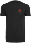 T-Shirt MISTERTEE "MisterTee Herren Rose Tee", Jungen, Gr. M, schwarz, 100%