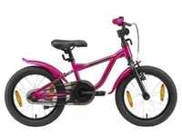 Kinderfahrrad LÖWENRAD Fahrräder Gr. 23 cm, 16 Zoll (40,64 cm), lila Kinder