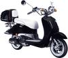 Motorroller GT UNION "Strada" & Mofas schwarz Motorroller mit Topcase