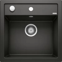 Granitsp&uuml;le BLANCO "DALAGO 5", schwarz, B:51cm H:19cm T:52cm, Verbundwerkstoff,