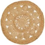 LUXOR living Teppich "Balo" rund 6 mm H&ouml;he Juteteppich, reine Naturfaser,