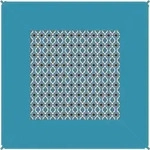 Outdoorteppich BENT "Carpet oriental/ -Caribbean", blau (light blau hawaiin print),