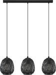 EGLO H&auml;ngeleuchte "Dembleby", schwarz, 3, Leuchten, H&auml;ngelampe Vintage, Natur,