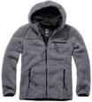 Anorak BRANDIT "Brandit Herren Teddyfleece Worker Jacket", Herren, Gr. XL, grau