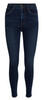High-waist-Jeans VERO MODA "VMSOPHIA HW SKINNY J SOFT" Gr. XS, Länge 32, blau (dark