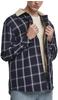 Langarmhemd URBAN CLASSICS "Urban Classics Herren Sherpa Lined Shirt Jacket" Gr. XL,