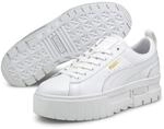 Sneaker PUMA "Mayze Classic Sneakers Damen", Damen, Gr. 37,5, wei&szlig;, Obermaterial: