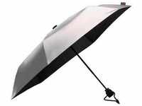 Taschenregenschirm EUROSCHIRM "light trek ultra, silber" silberfarben Regenschirme