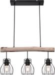 GLOBO LIGHTING H&auml;ngeleuchte "MINA", schwarz, 3, H: 140cm, 1 Stk., Leuchten,