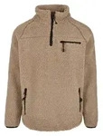 Sweatjacke BRANDIT "Brandit Herren Teddyfleece Troyer", Damen, Gr. XXL, camel, 100%