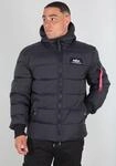 Alpha Industries Steppjacke "Hooded Puffer Alpha FD" mit Kapuze Kunstfaser,...